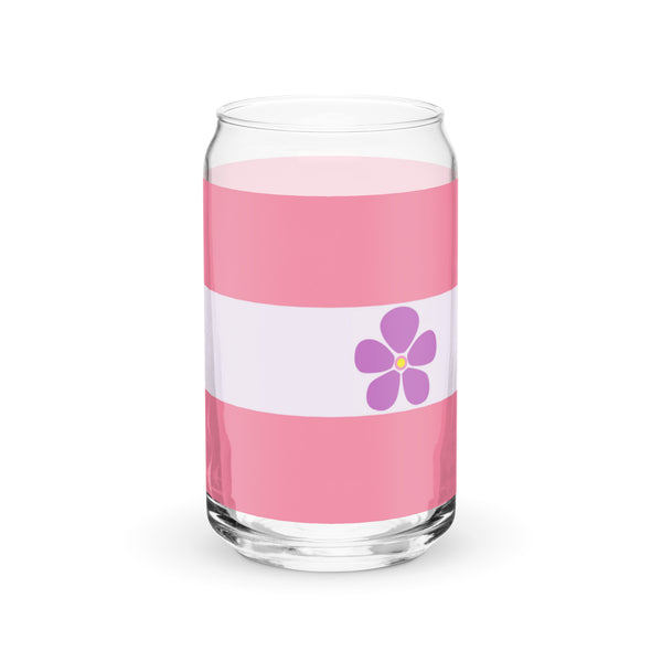 Sapphic Can-Shaped Glass