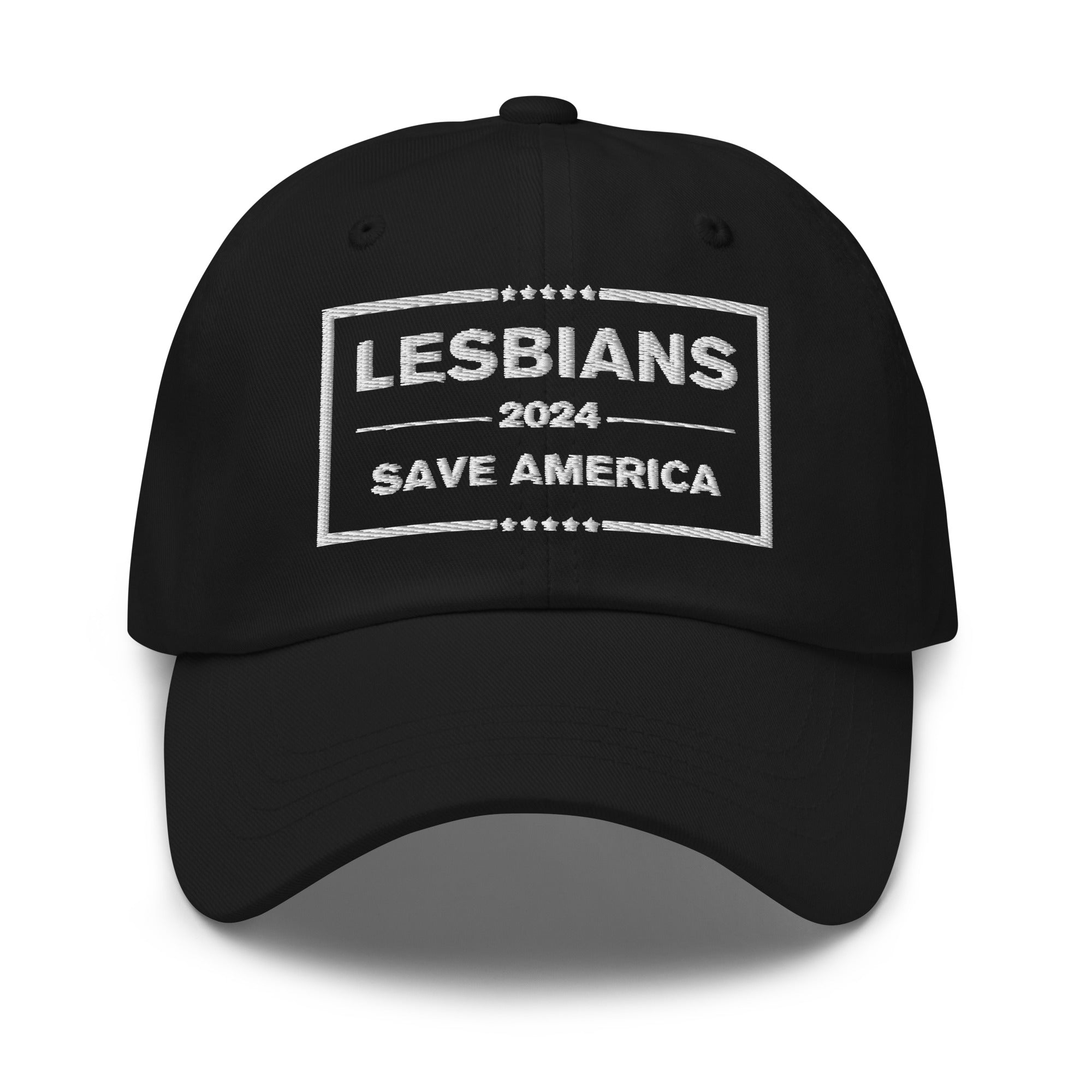 Lesbians Save America (White) Baseball Hat