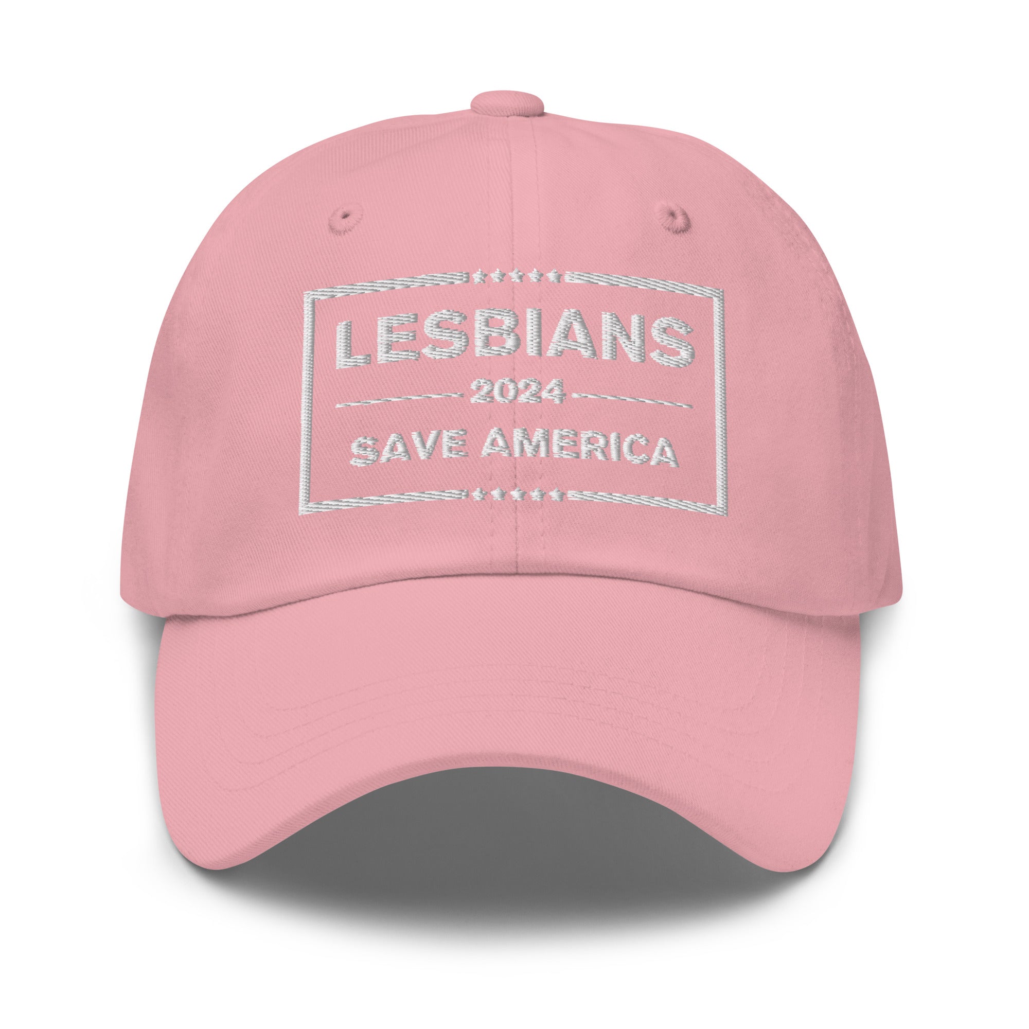 Lesbians Save America (White) Baseball Hat