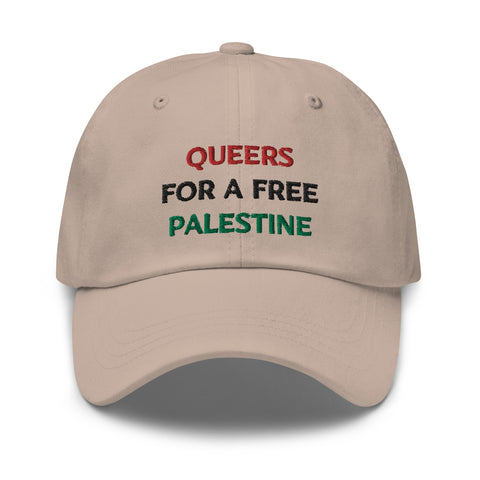 Queers For A Free Palestine Baseball Hat