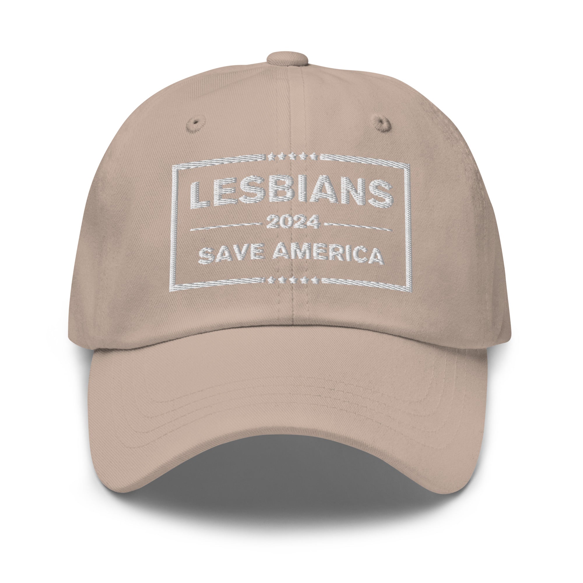 Lesbians Save America (White) Baseball Hat