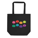 Rainbow Pumpkins Tote Bag