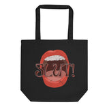 SLUT! Faded Mouth Tote Bag