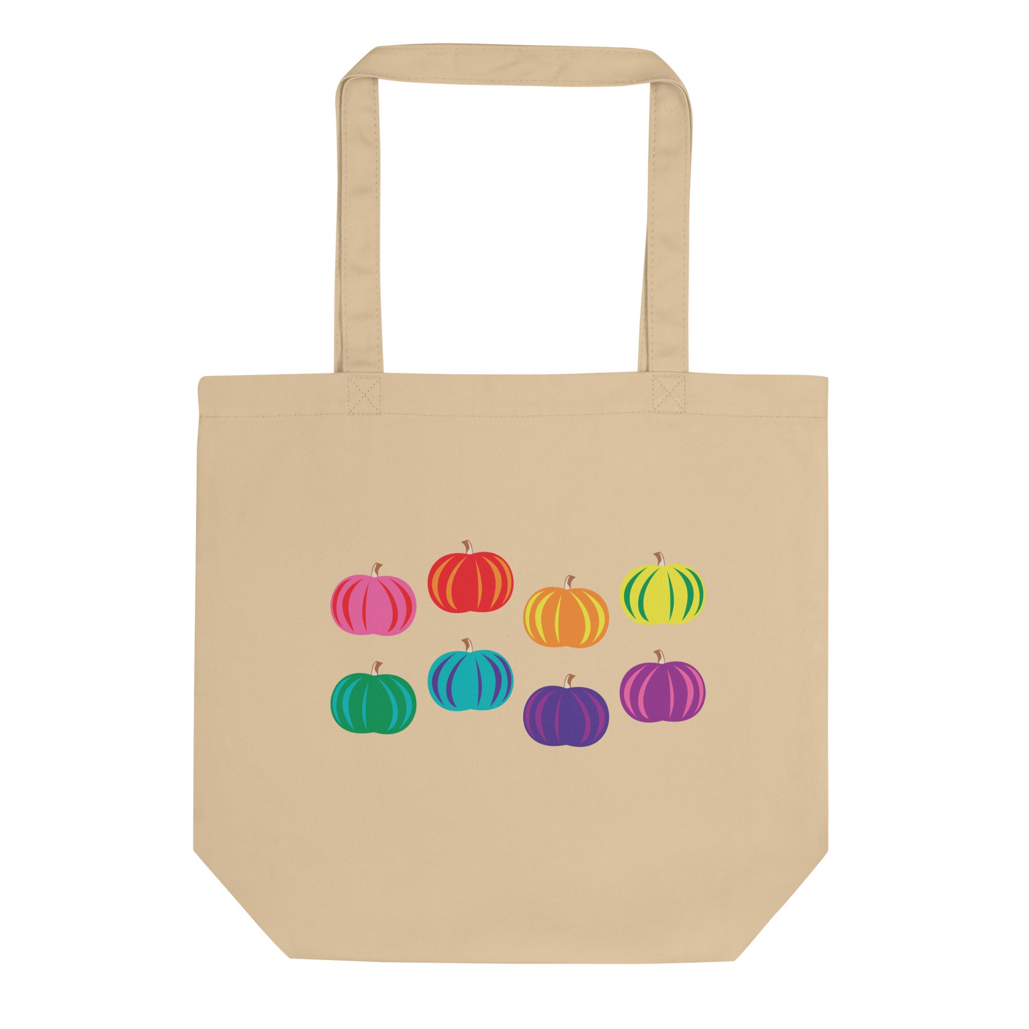 Rainbow Pumpkins Tote Bag