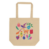 Rainbow Witch Tote Bag