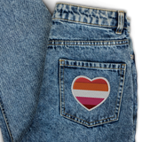 Lesbian Flag Embroidered Patch