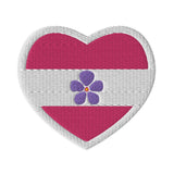 Sapphic Flag Embroidered Patch