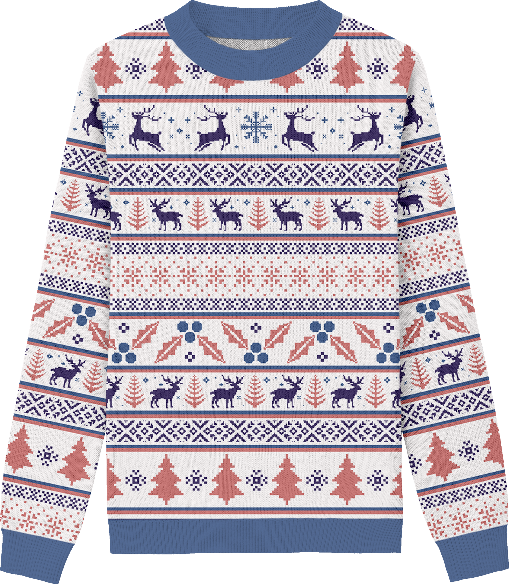 Genderfluid Christmas Classic Fit Knit Crewneck