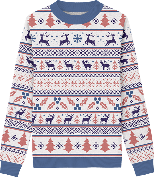 Genderfluid Christmas Classic Fit Knit Crewneck