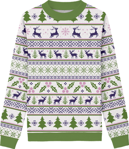 Genderqueer Christmas Classic Fit Knit Crewneck