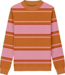 Lesbian Striped Classic Fit Knit Crewneck