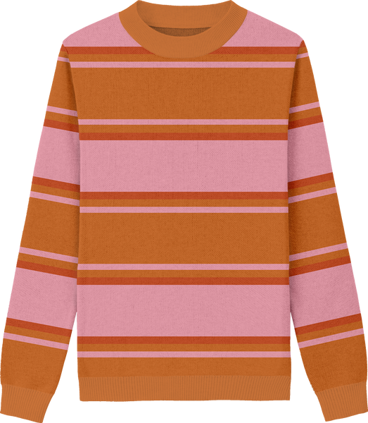 Lesbian Striped Classic Fit Knit Crewneck