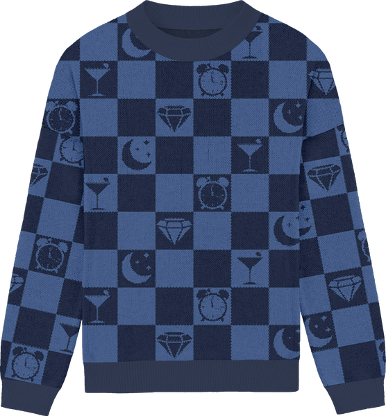 Midnights Checkered Knit Crewneck