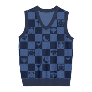 Midnights Checkered Knit Vest