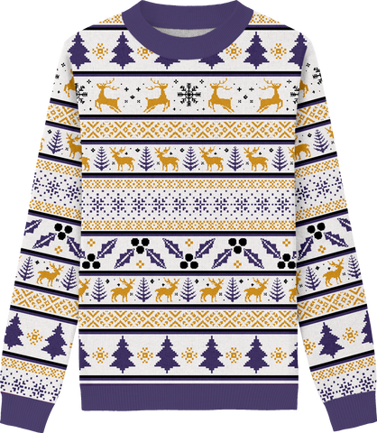 Non-Binary Christmas Classic Fit Knit Crewneck