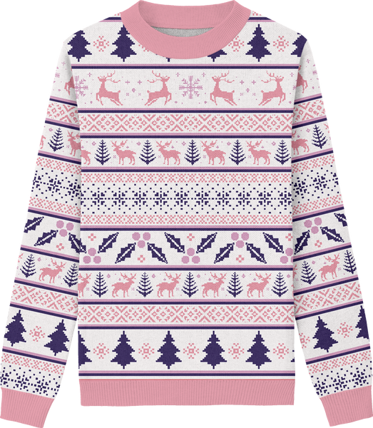 Sapphic Christmas Classic Fit Knit Crewneck