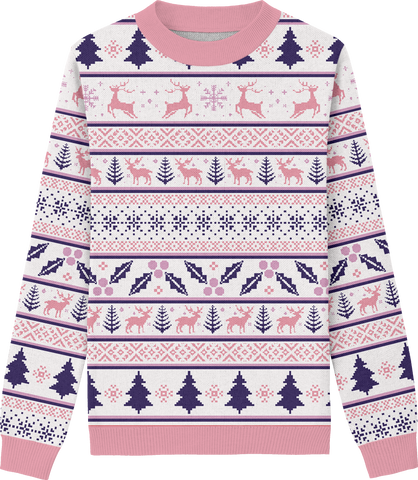 Sapphic Christmas Classic Fit Knit Crewneck