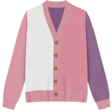 Sapphic Colorblock Knit Cardigan