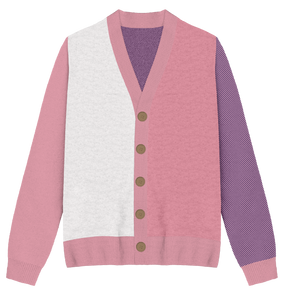 Sapphic Colorblock Knit Cardigan