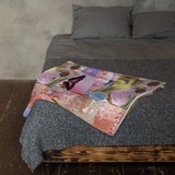 Lover Collage Throw Blanket