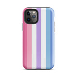 Bigender Flag Tough iPhone Case