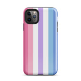 Bigender Flag Tough iPhone Case