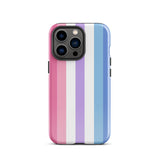 Bigender Flag Tough iPhone Case