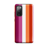 Lesbian Flag Samsung Tough Phone Case