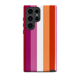 Lesbian Flag Samsung Tough Phone Case