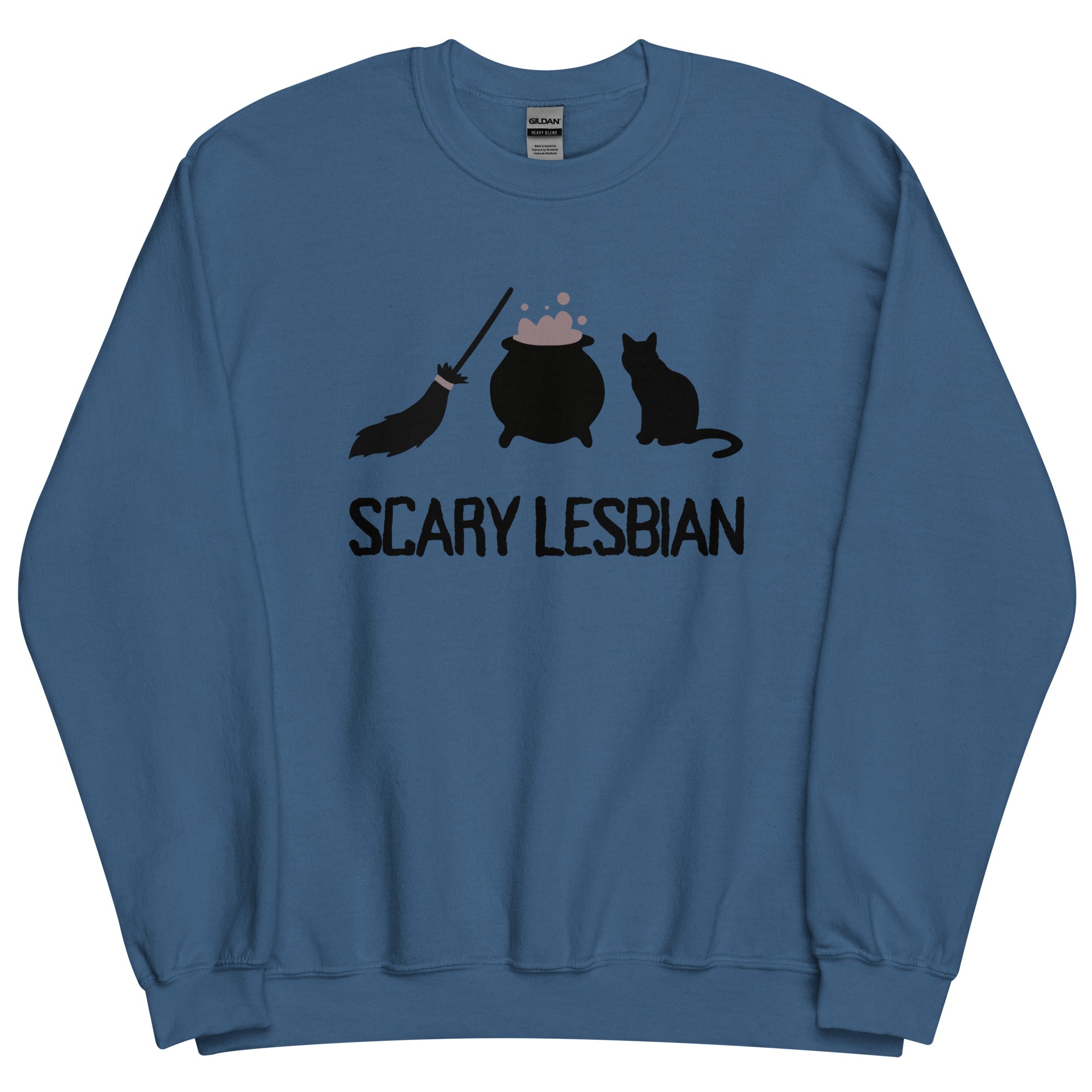 Scary Halloween Lesbian Sweatshirt