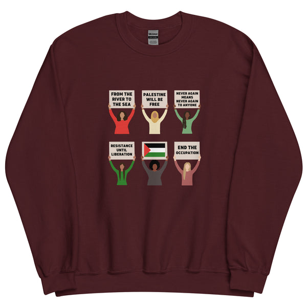 FREE PALESTINE Protest sweatshirt