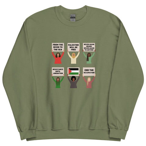 FREE PALESTINE Protest sweatshirt