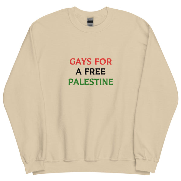 GAYS FOR A FREE PALESTINE sweatshirt