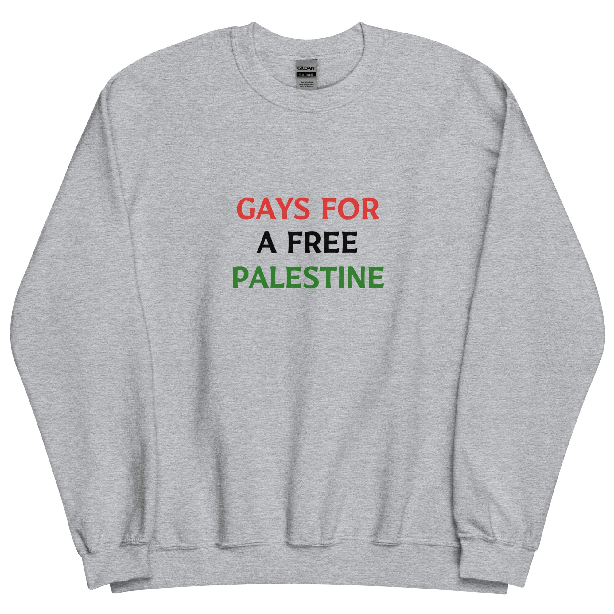 GAYS FOR A FREE PALESTINE sweatshirt