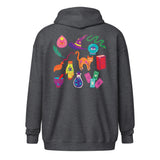 Rainbow Witch Zip Hoodie