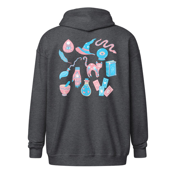 Transgender Witch Zip Hoodie