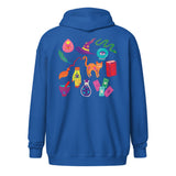 Rainbow Witch Zip Hoodie