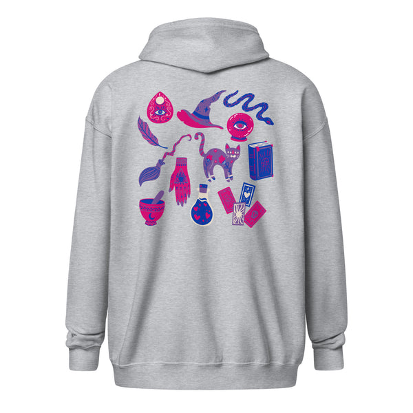 Bisexual Witch Zip Hoodie