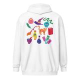 Rainbow Witch Zip Hoodie