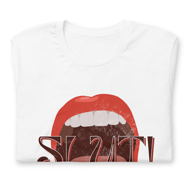 SLUT! Faded Mouth T-Shirt