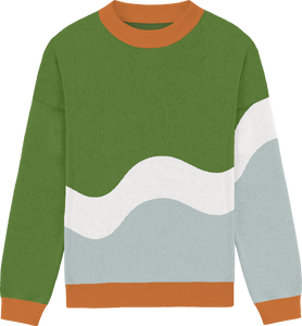 Unlabeled Squiggle Crewneck