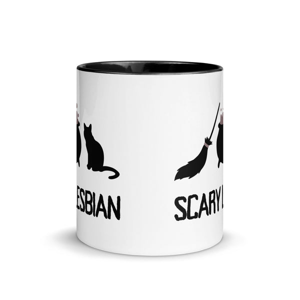 Scary Halloween Lesbian Mug