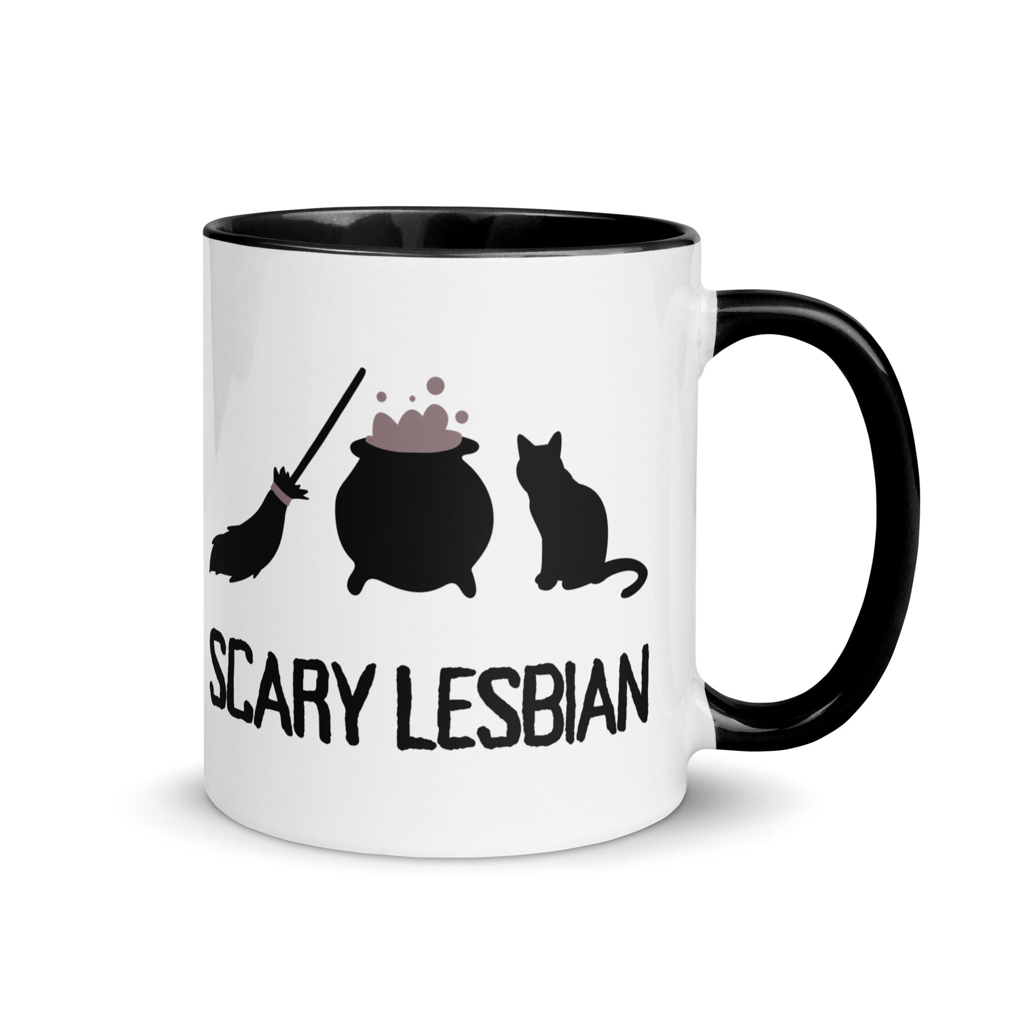 Scary Halloween Lesbian Mug