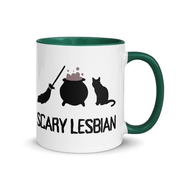 Scary Halloween Lesbian Mug