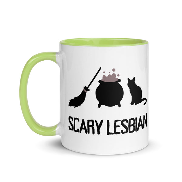 Scary Halloween Lesbian Mug