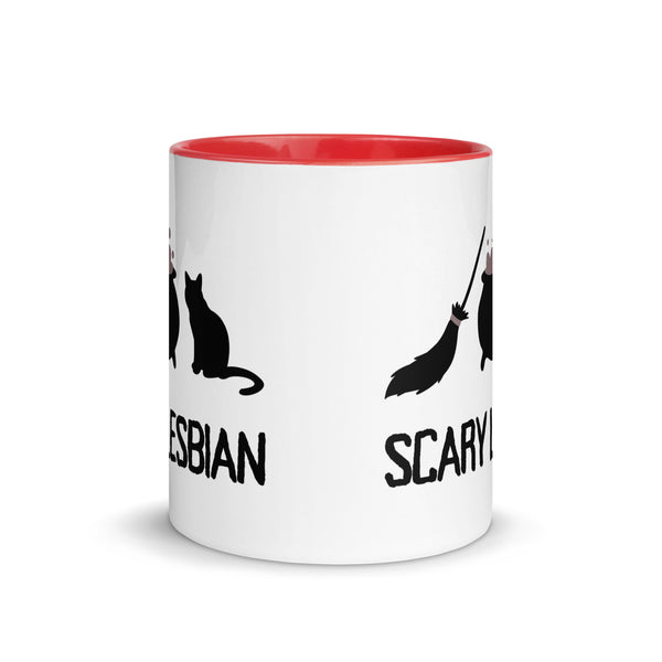 Scary Halloween Lesbian Mug