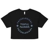 People Pleaser Midnights Blue Crop Top