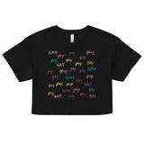 Say Gay Rainbow Crop Top