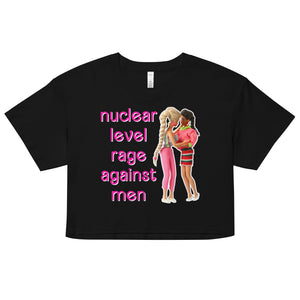 Nuclear Level Rage Barbie Crop Top