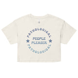 People Pleaser Midnights Blue Crop Top